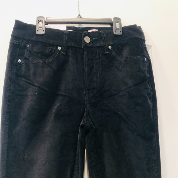 Seven 7 - Tummy less High Rise Skinny Velvet Pants - Picture 5 of 6